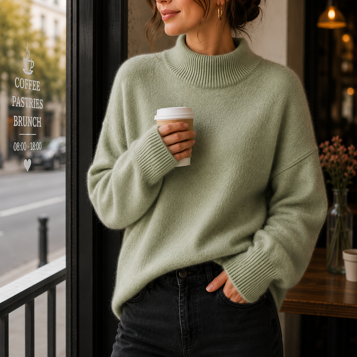 WILHELMINA trui Groen