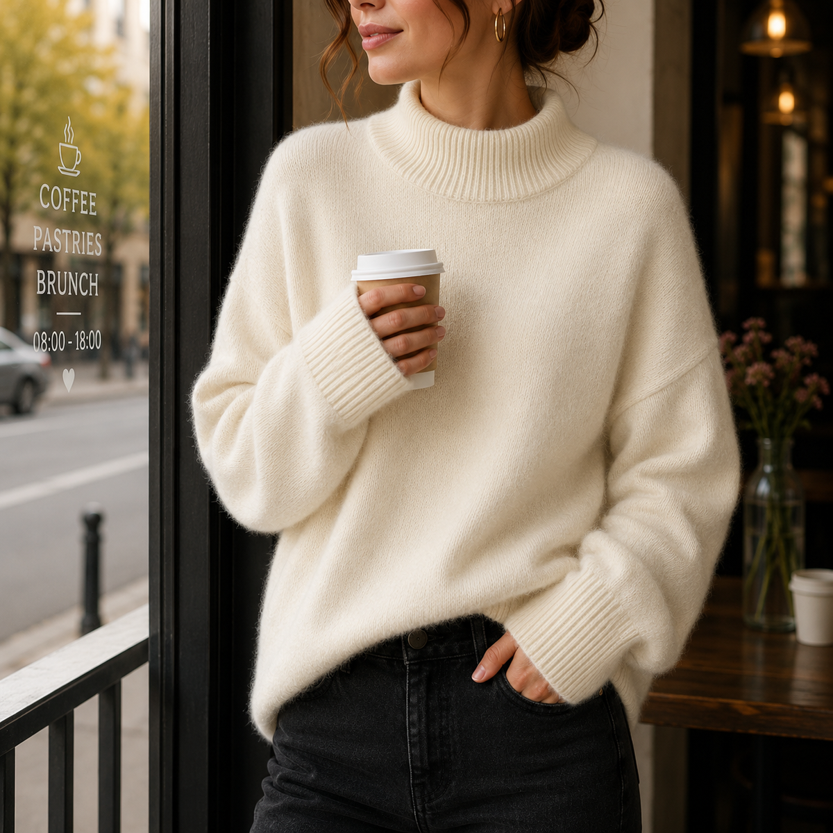 WILHELMINA trui Creme