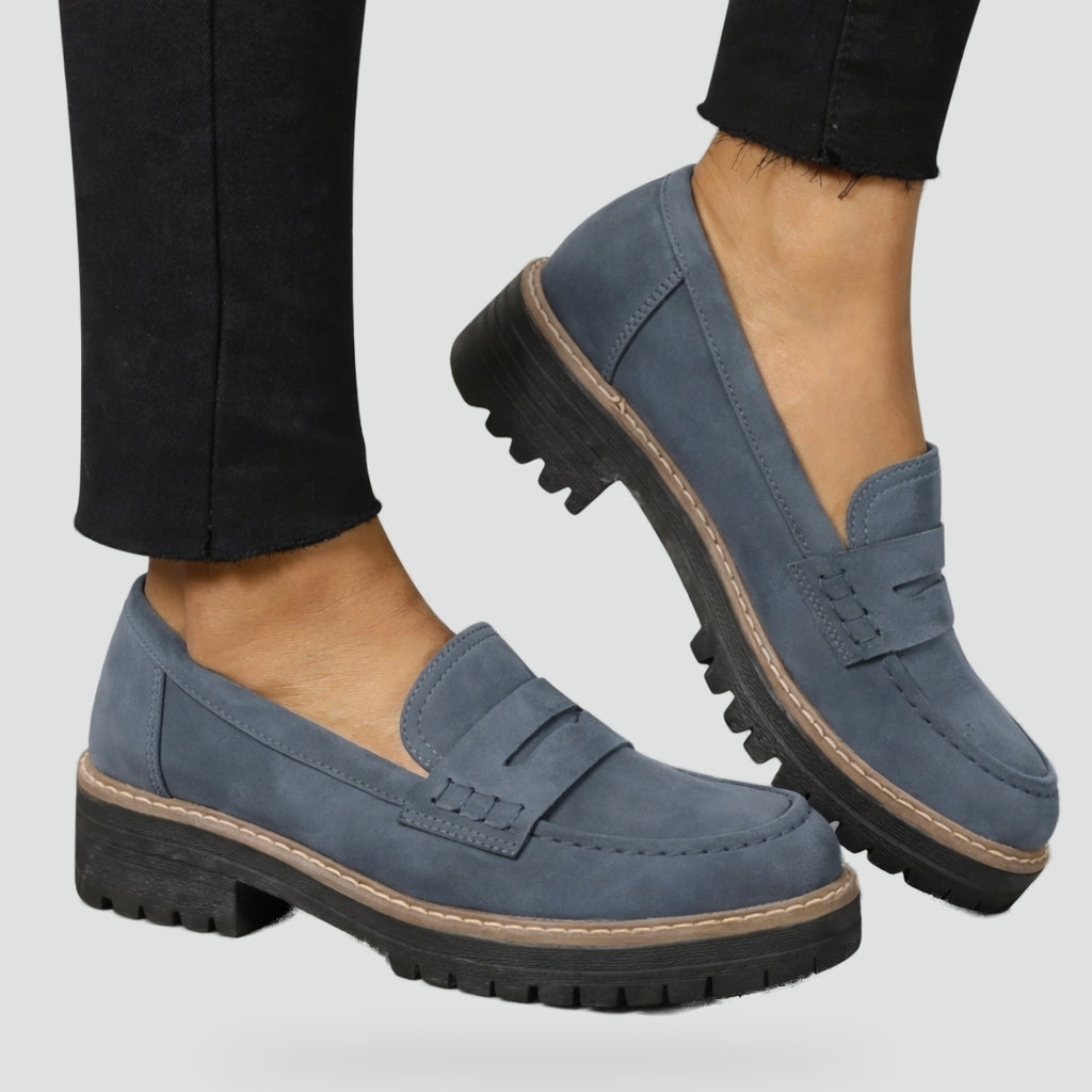 LIESBETH | COMFORTABELE LOAFERS MET DIKKE ZOOL