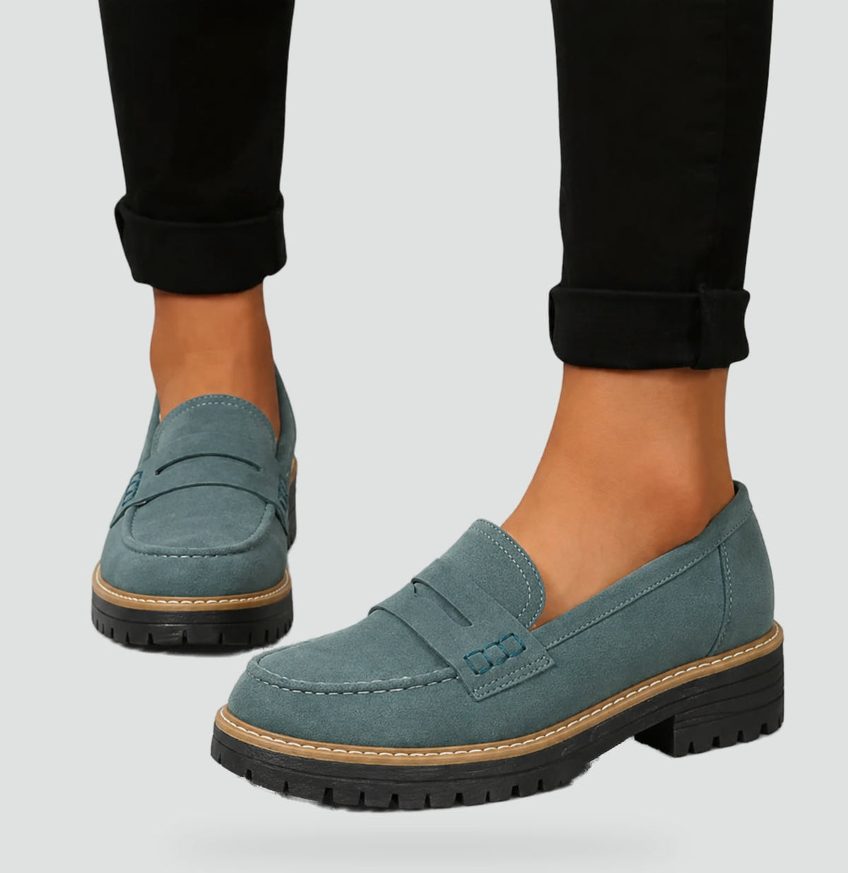 LIESBETH | COMFORTABELE LOAFERS MET DIKKE ZOOL