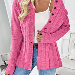 Marleen | Geribbeld Vest - Roze