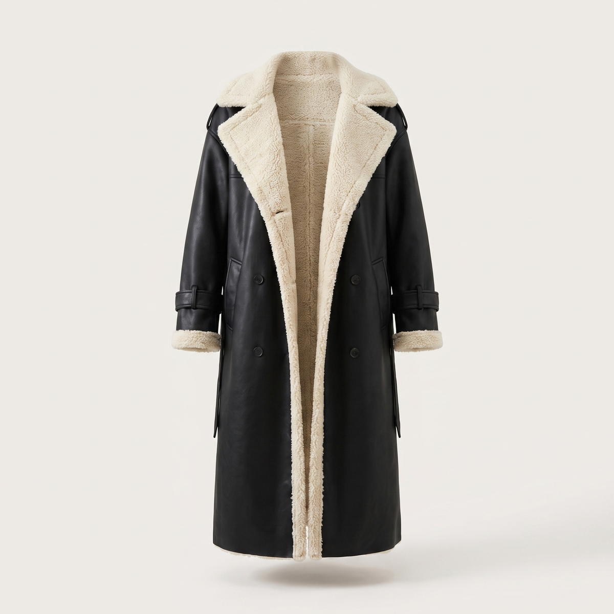 LINDE teddy jas Zwart