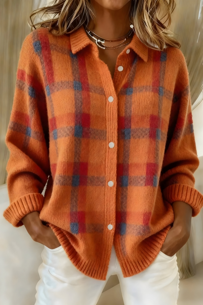 SANNE | GERUITE GEBREIDE VEST MET VINTAGE UITSTRALING