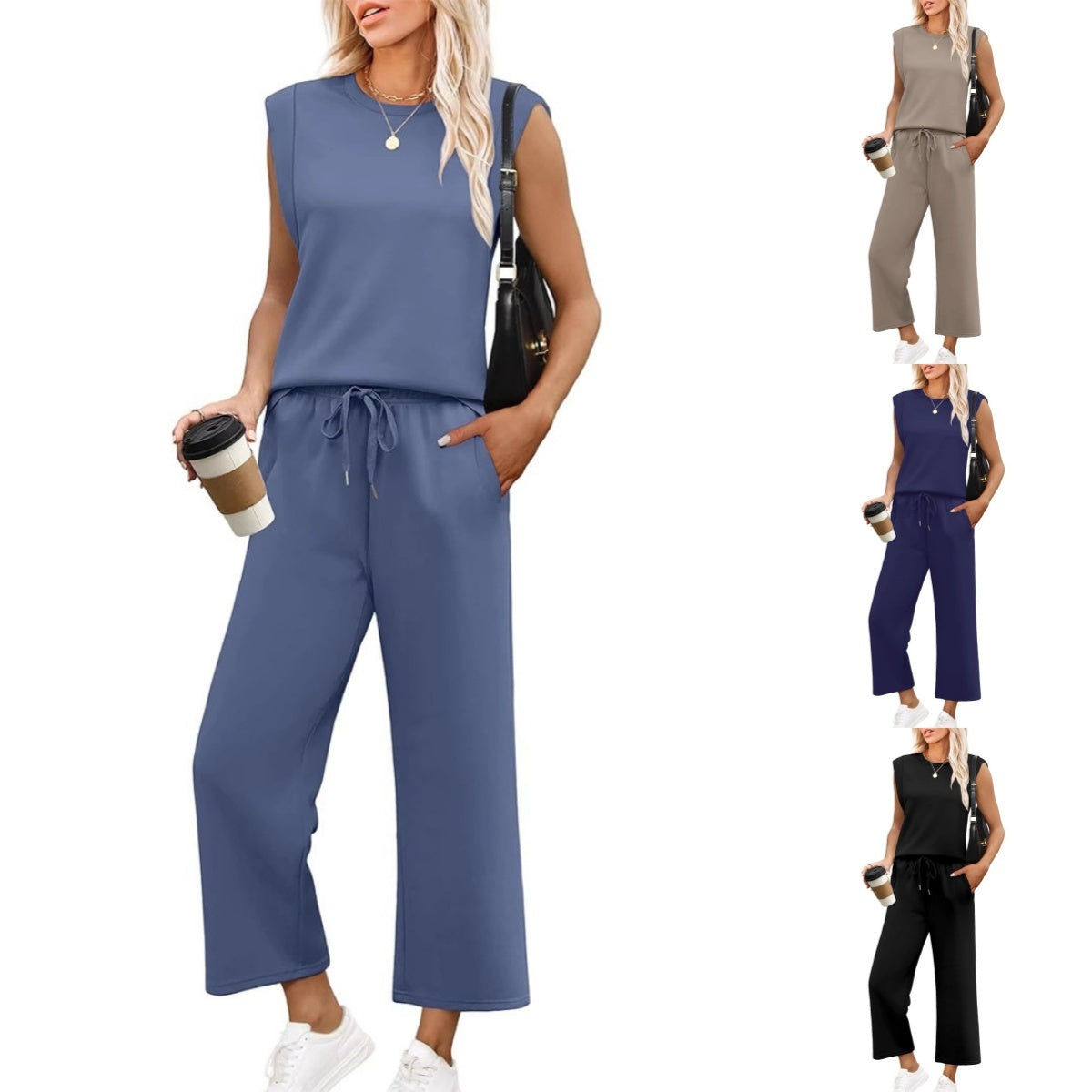 Anouk | Zachte tweedelige loungeset