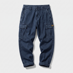JOB cargo broek Blauw